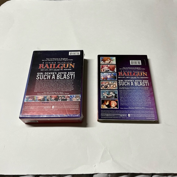 A Certain Scientific Railgun Part One/Two DVD Bundle
Factory Sealed - Picture 4 of 5